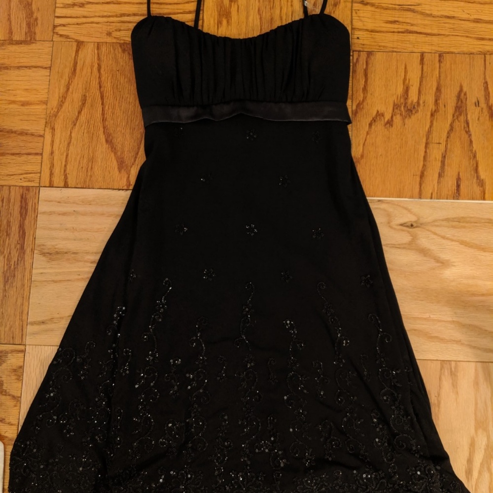 Beaded black dress
